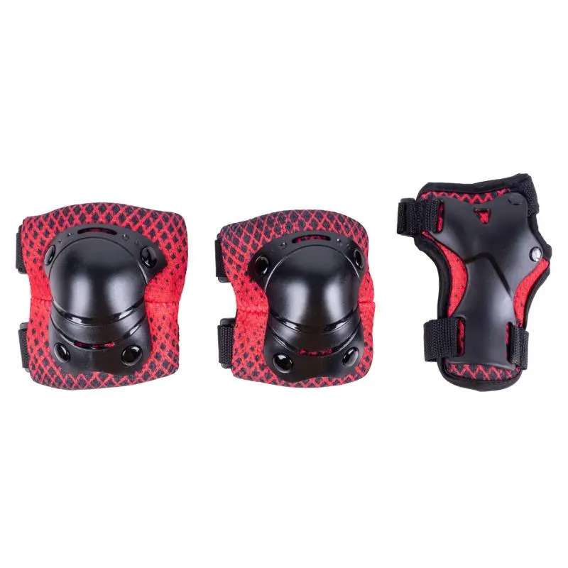Защита роликовая TechTeam Safe fit teens 1.0 red от магазина Супер Спорт