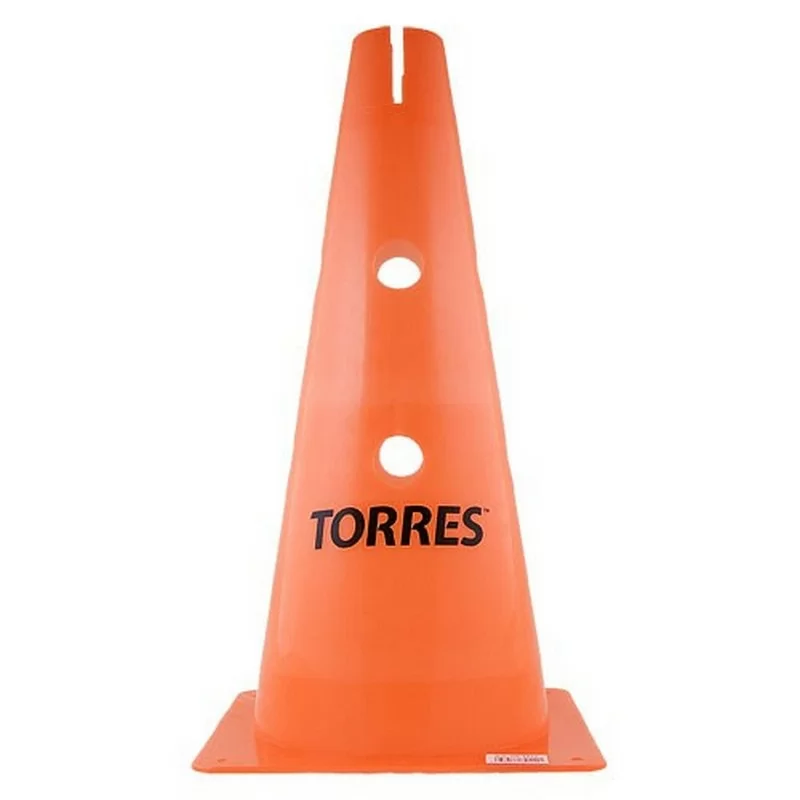 Конус TORRES TR1010 38 см с отверстиями для штанги оранжевый от магазина Супер Спорт